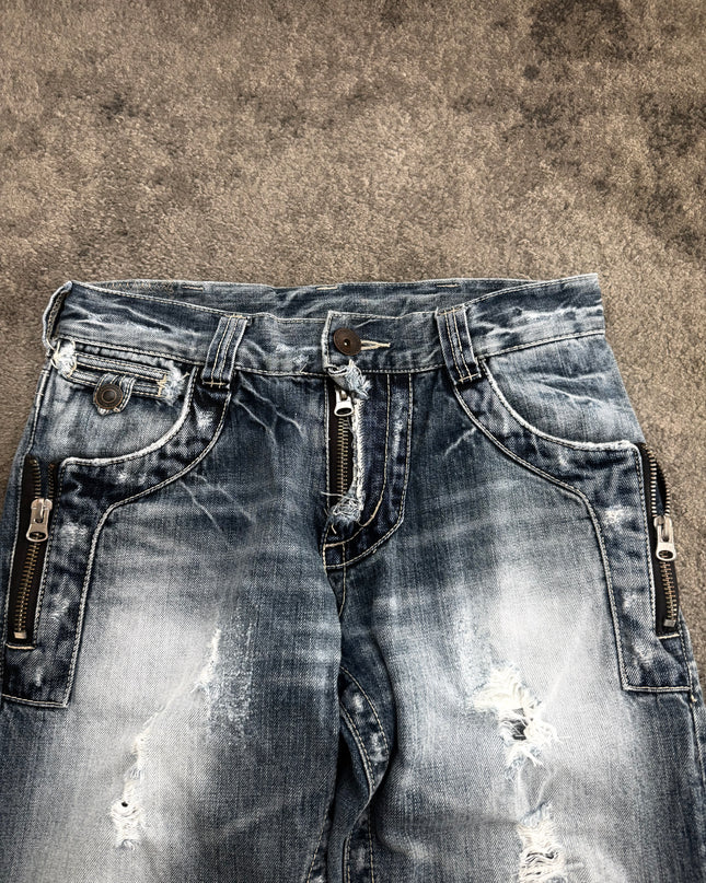 HEISEI "RIOT ZIP" DENIM (M)