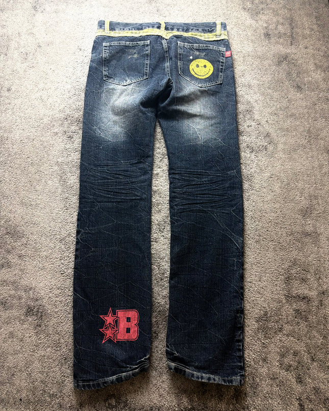 BUZZ SPUNKY "DISTRESSED PATCH" DENIM (M)