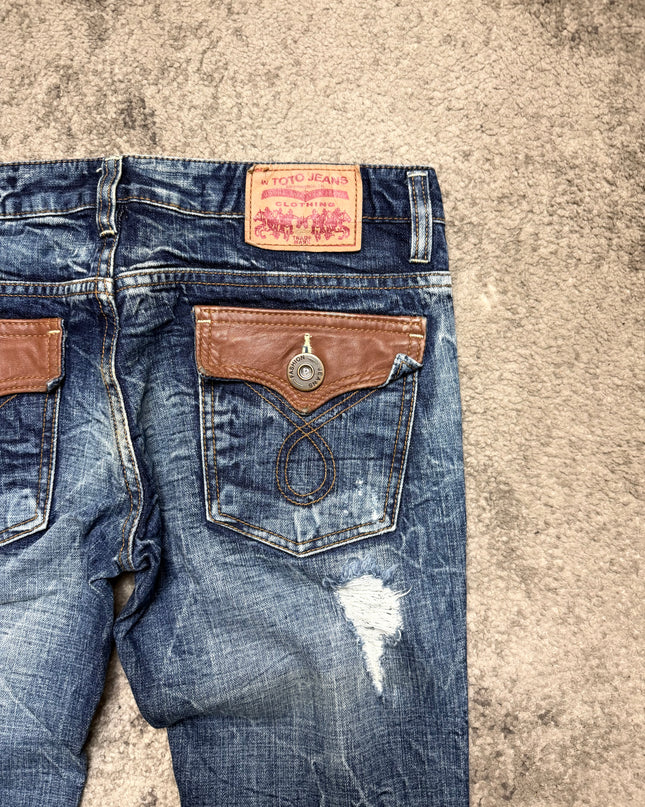 TOTO JEANS "GHOST FADE" DENIM