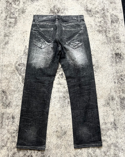 LOWBOX STONE WASH STRAIGHT LEG