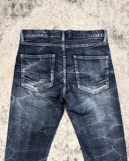 GROWTH "FRACTURED INDIGO" DENIM