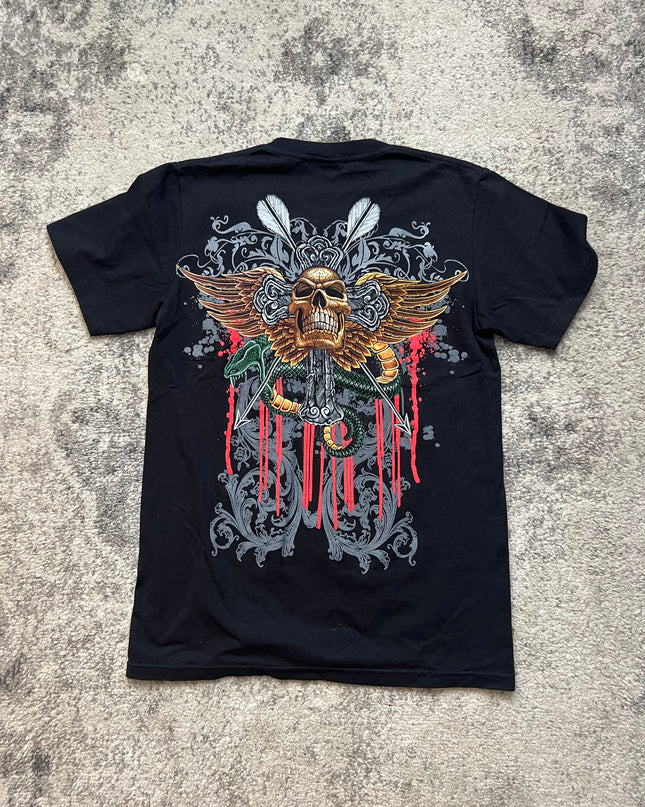 THUNDER PLUS BLADE AND SKULL TEE