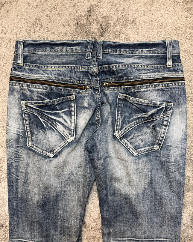 MICHEL KLEIN "FRAGMENTED MEMORY" DENIM
