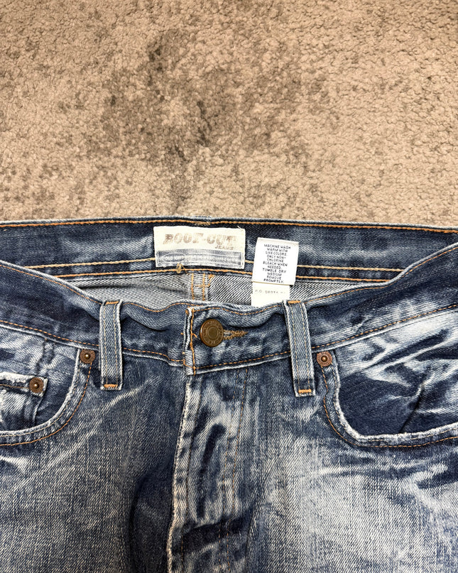 BOOTCUT “LIGHT RAYS“ DENIM