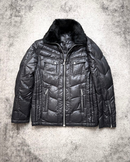 ABAHOUSE "BLACK ICE AVIATOR" PUFFER