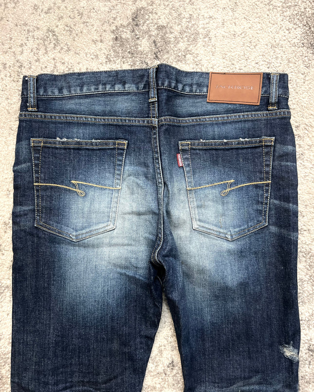 JACKROSE "COLLAPSE HYMN" SLIM FIT DENIM