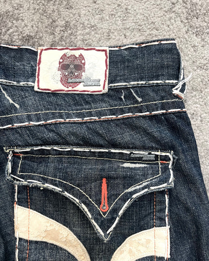 LAGUNA BEACH "WHITE WAVE" DENIM