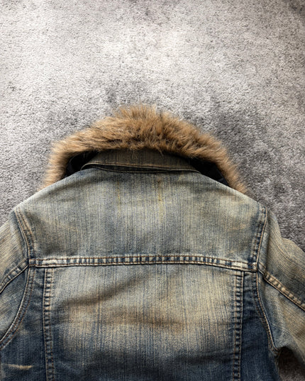 BY BEANS "FADED NORTHERN GHOST" DENIM JACKET