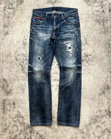 LUVMAISON "RUST SIGNAL" DENIM