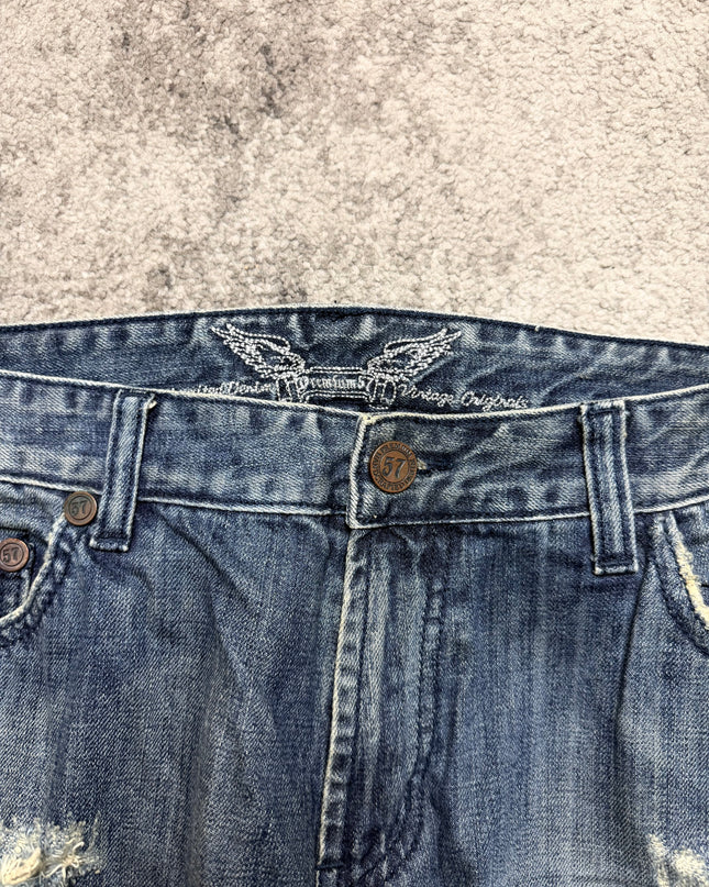 PREMIUM57 "SCARRED MEMORY" DENIM