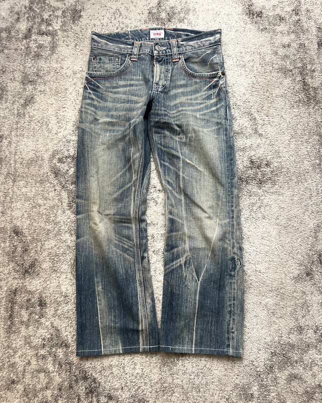 EDWIN XV "NEON RUST" DENIM