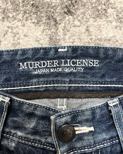 MURDER LICENSE "BLEACHED SPINE" DENIM