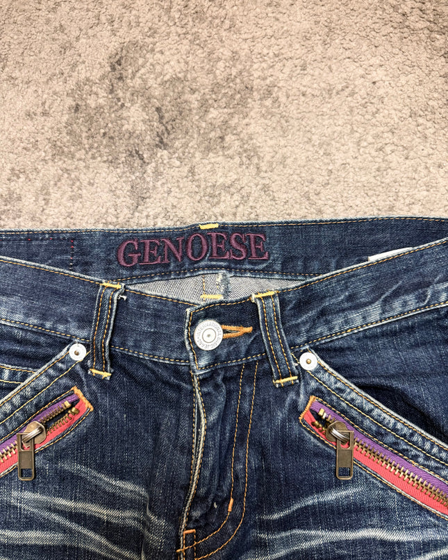 GENOESE “LIGHT FADED“ DENIM (S-M)