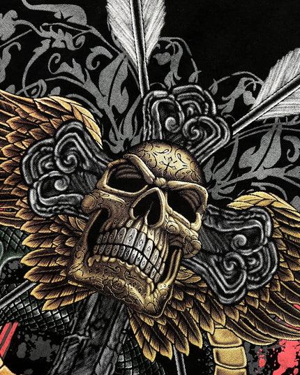 THUNDER PLUS BLADE AND SKULL TEE
