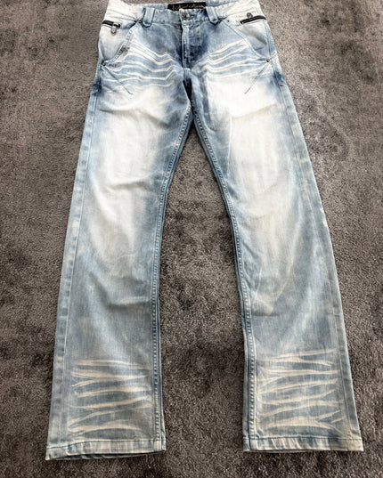 KARL KANI "ICE WASH WAVE" DENIM (M)