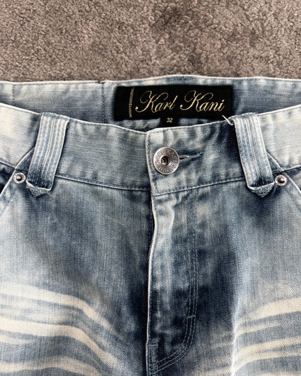 KARL KANI "ICE WASH WAVE" DENIM (M)