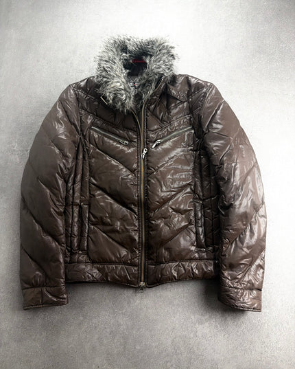 MICHEL KLEIN "BROWN AFTERGLOW" PUFFER (M)