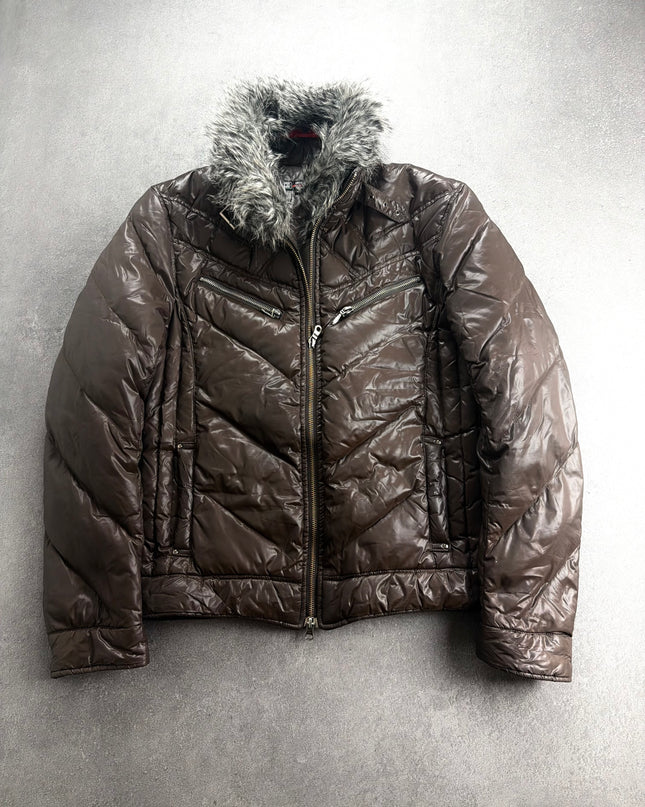 MICHEL KLEIN "BROWN AFTERGLOW" PUFFER (M)