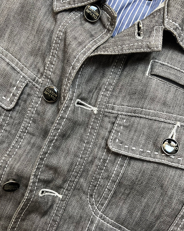 CUSTOM CULTURE "NO FUTURE" DENIM JACKET