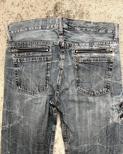 ORIRIN "ZIPPER-SCAR" DENIM