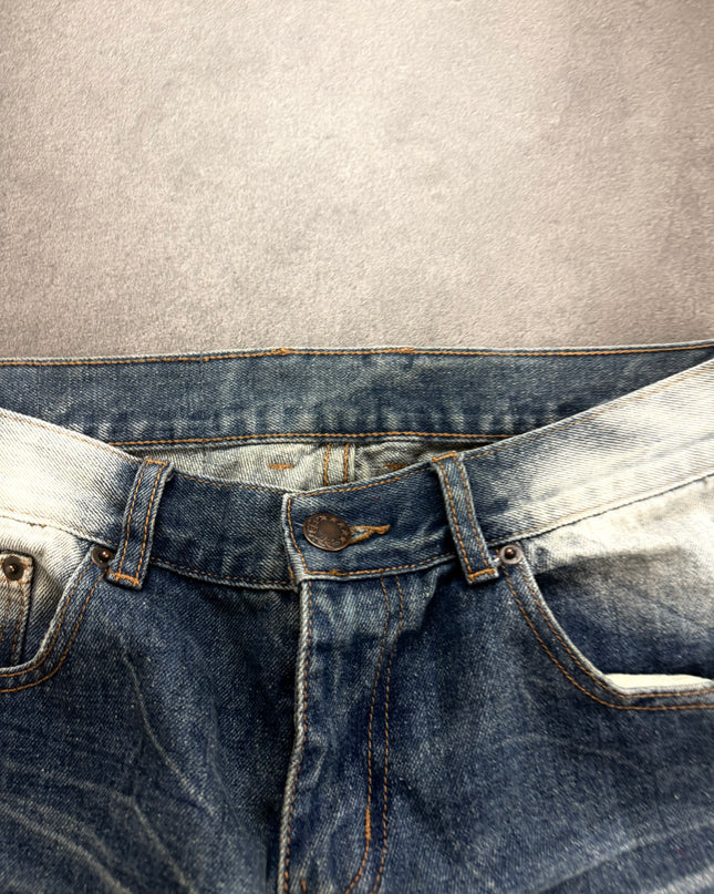 HEISEI "GHOSTED INDIGO" DENIM (S-M)