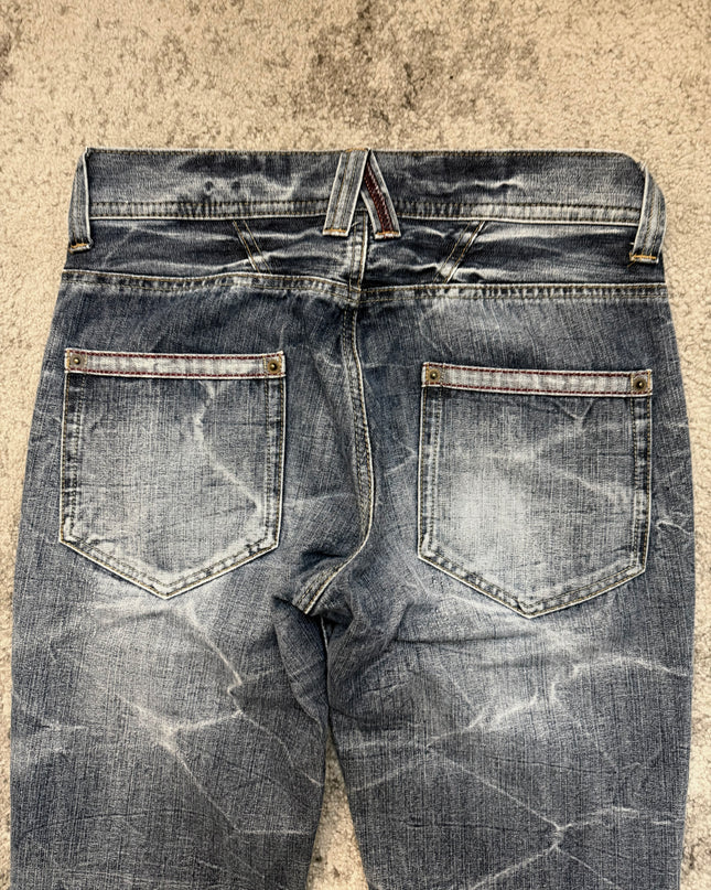 SUPERUBIS "FRACTURED INDIGO" DENIM