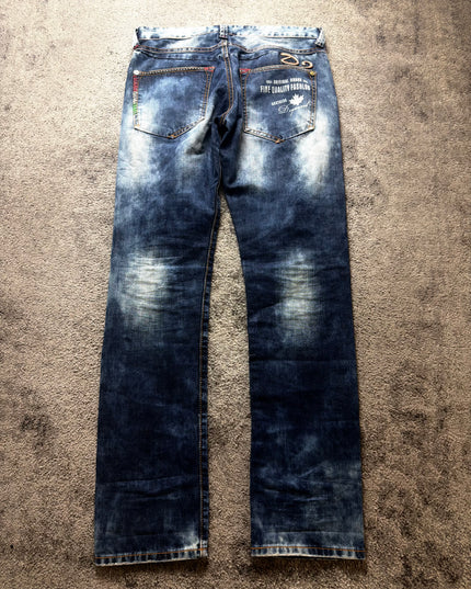 DSQUARED "SHADOW WHISKER" DENIM