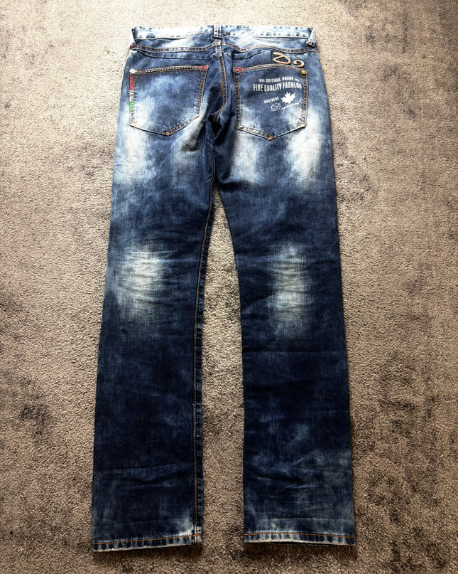 DSQUARED "SHADOW WHISKER" DENIM