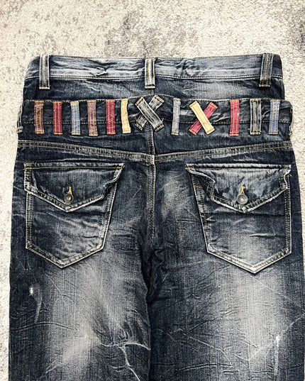 BLOW BY BLUE "COLOR TABS REBELLION" DENIM