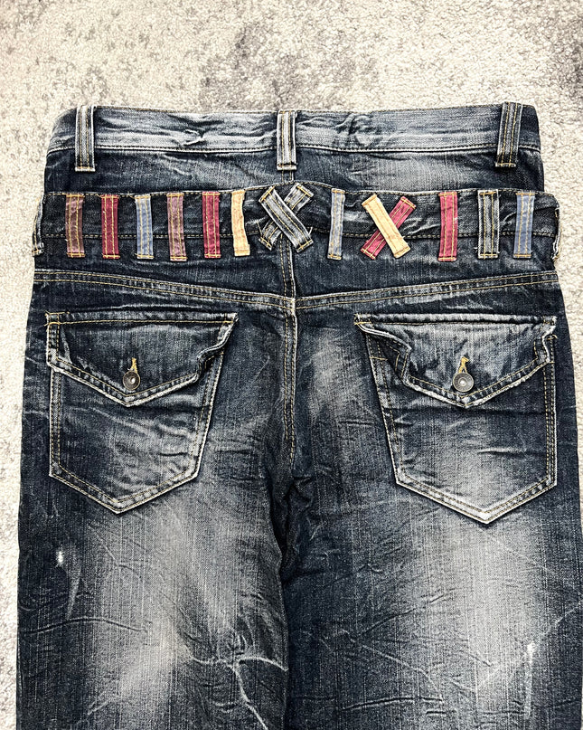 BLOW BY BLUE "COLOR TABS REBELLION" DENIM
