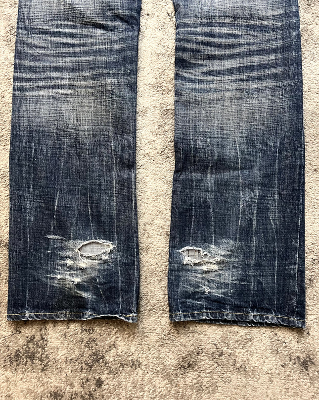 NICOLE CLUB "RUSTED WINGS" DENIM