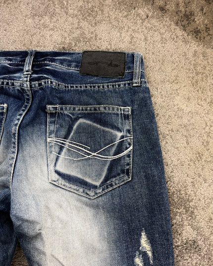 CAVARIA "BLEACHED STATIC" DENIM (M)