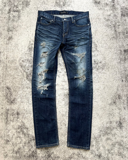 JACKROSE "COLLAPSE HYMN" SLIM FIT DENIM