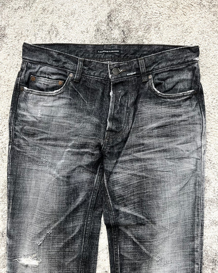 LOUNGE LIZARD "ASH FADE" DENIM