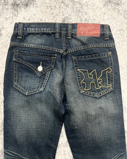 HIDDEN CHARMS PAINT WASH DENIM 