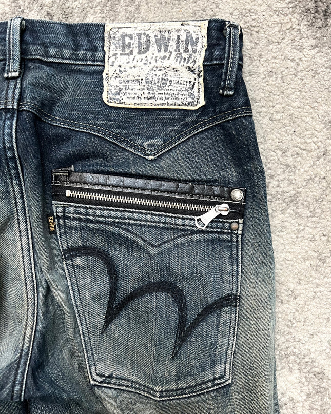 EDWIN XV "ZIPPER ARC" DENIM