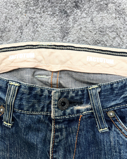 FACTOTUM "STATIC PULSE SELVEDGE" DENIM