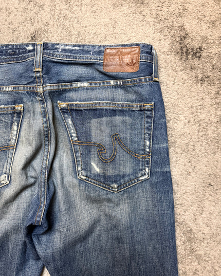 ADRIANO GOLDSCHMIED "PAINT-STAINED" DENIM
