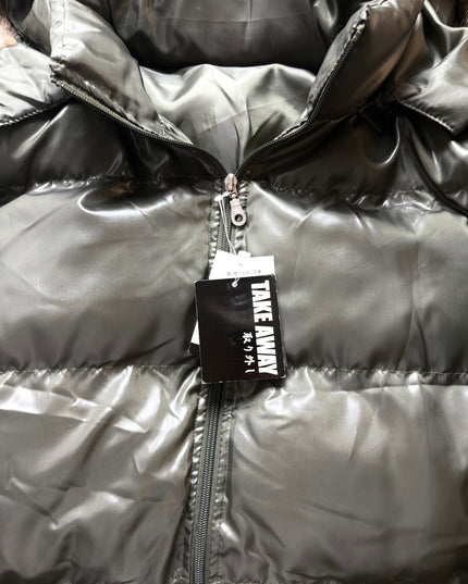 TAKEAWAY "OLIVE GLOSS" PUFFER (M)