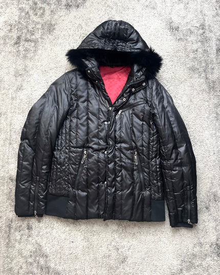 JUNMEN "MIDNIGHT EMBER" FUR PUFFER