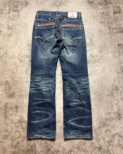 GENOESE “LIGHT FADED“ DENIM (S-M)
