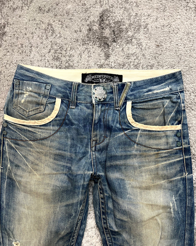 RED PEPPER "REBEL SCRIPT" DENIM