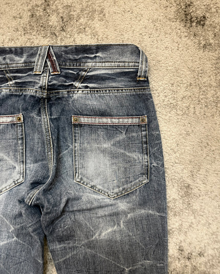 SUPERUBIS "FRACTURED INDIGO" DENIM