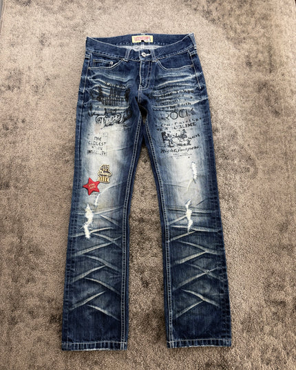 JACKROSE "GRAPHIC RIOT ARCHIVE" DENIM