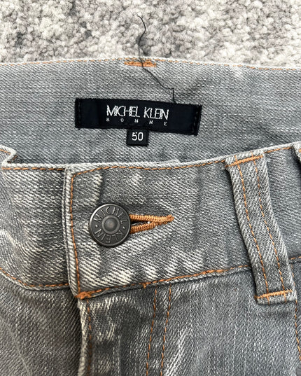 MICHEL KLEIN "SILVER STATIC" DENIM