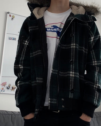 SUGGESTION "PLAID RIOT" JACKET