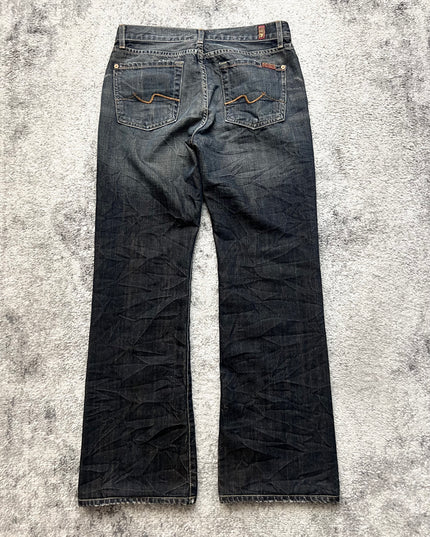 7 FOR ALL MANKIND "SHADOW WASH" DENIM