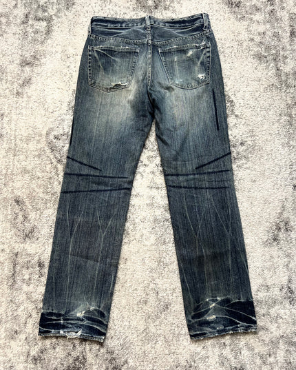 TAKEO KIKUCHI SCRATCH DENIM 