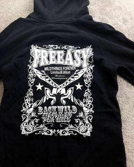 JACKROSE "DARK CROSS" ZIP HOODIE (S)