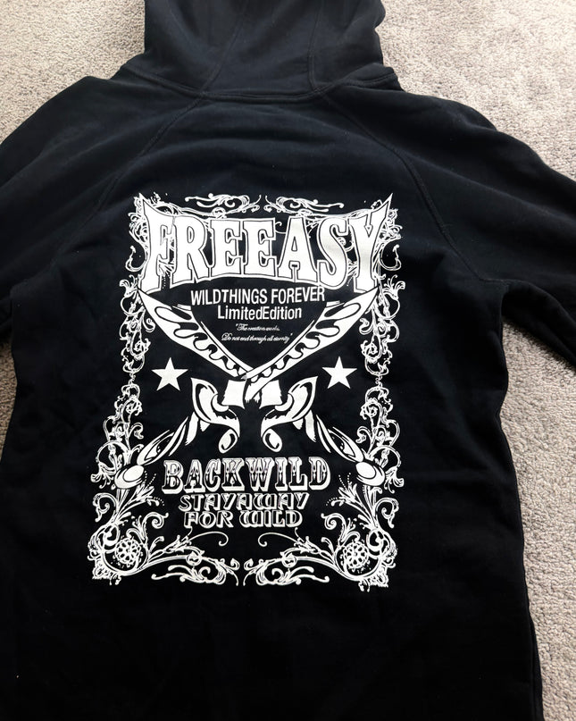 JACKROSE "DARK CROSS" ZIP HOODIE (S)